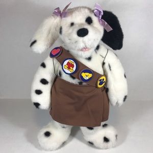 Build A Bear Girl Scout Brownie Stuffed Dalmatian